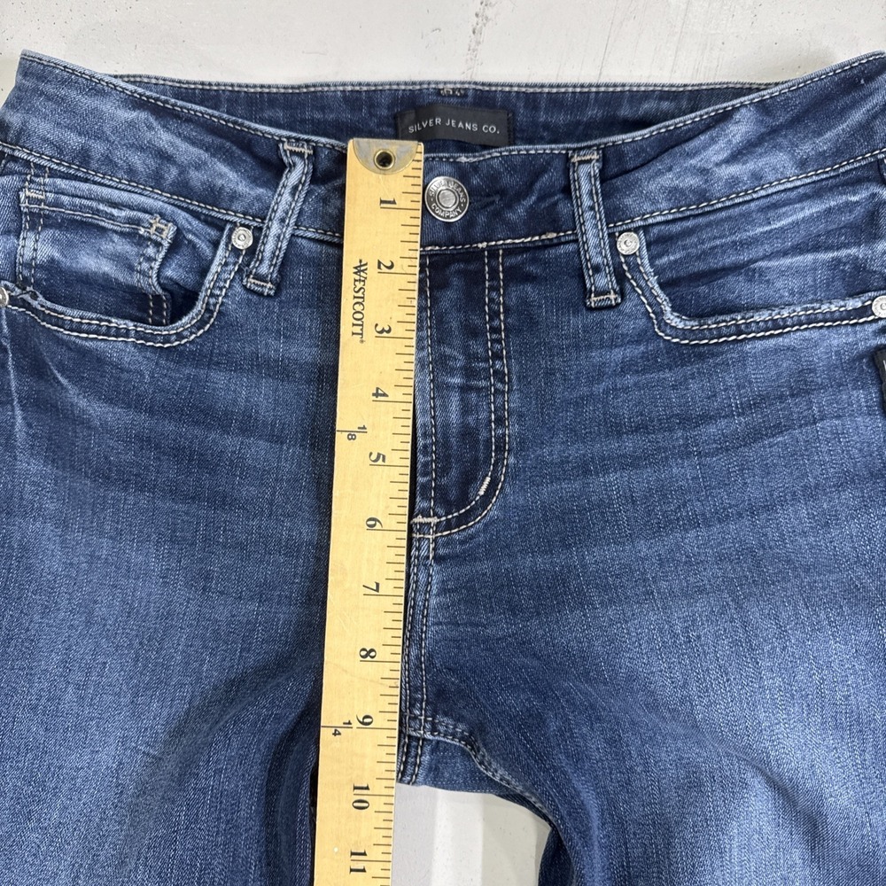 Silver Jeans Co Suki Straight Designer‎ Jeans Womens 29x31 Medium Wash - Picture 4 of 7